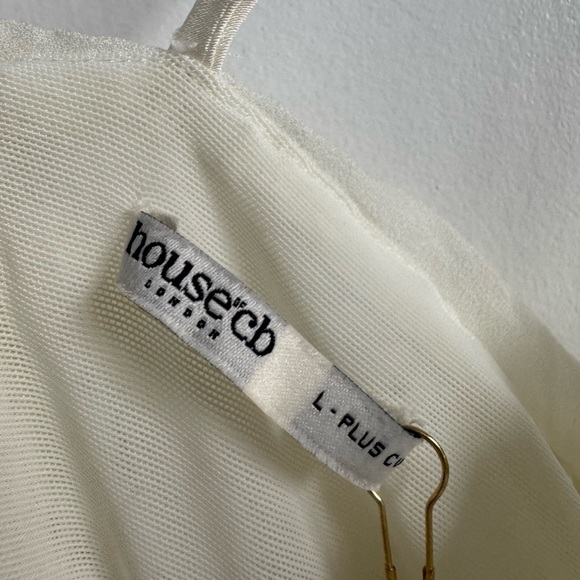 House of CB Pearla Ruched Georgette Cocktail Maxi Dress B3115 - Picture 7 of 8